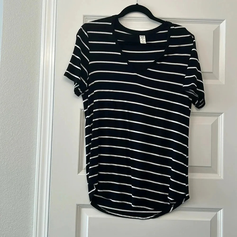 Old navy stripped luxe top